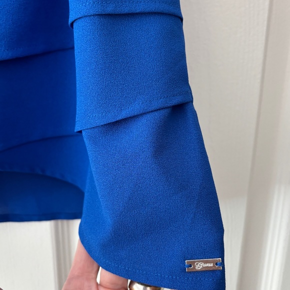 Guess Halter Neck Blouse - Blue Size XS - Picture 6 of 8